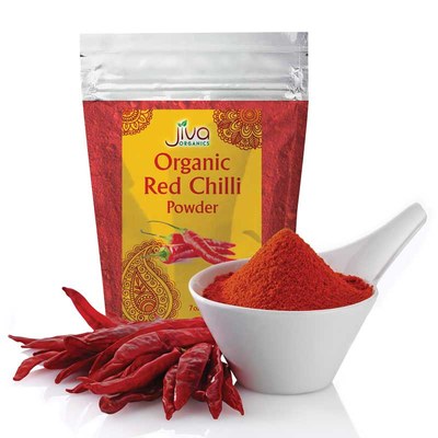 Jiva Org Red Chilli Powder, 1 Lb