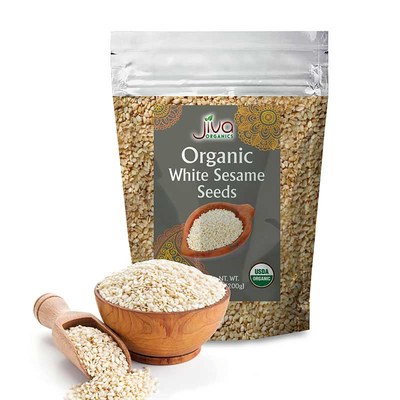 Jiva Org White Sesame Seeds, 1 Lb