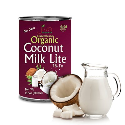 Jiva Organic Coconut Milk Lite, 400 Ml