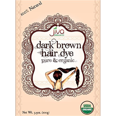 Jiva Organic Dark Brown Hair Dye, 3.5 Oz
