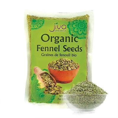 Jiva Organic Fennel Seeds, 200 Grams