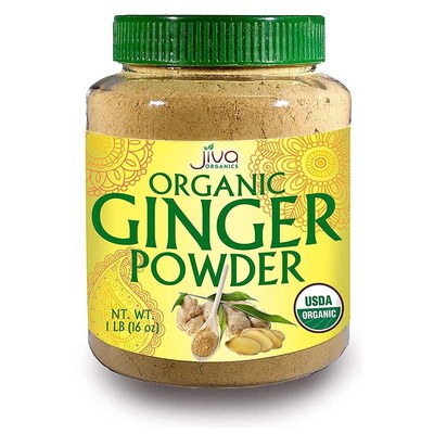 Jiva Organic Ginger Powder Jar, 1 Lb