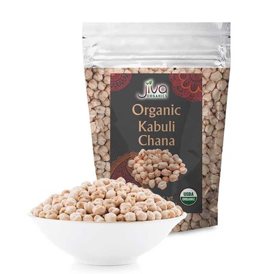 Jiva Organic Org Kabuli Chana, 4 Lb