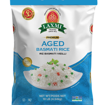 Laxmi Aged Basmati Rice, 10 Lb
