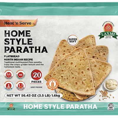 Laxmi Home Style Paratha Bulk Frozen, 1.6 Kg