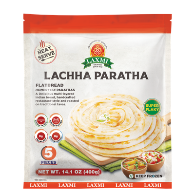 Laxmi Lachha Paratha Frozen, 400 Grams