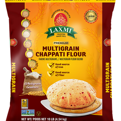 Laxmi Multigrain Chapati Flour, 10 Lb