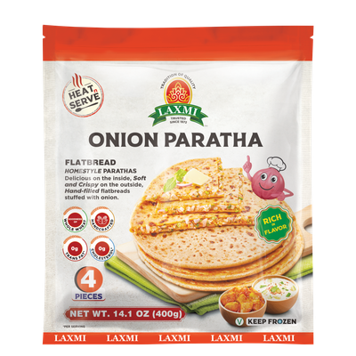 Laxmi Onion Paratha Frozen, 400 Grams