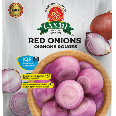 Laxmi Red Onion Frozen, 300 Grams
