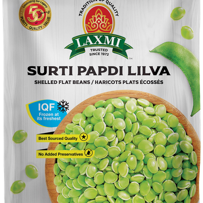 Laxmi Surti Papdi Lilva Frozen, 300 Grams