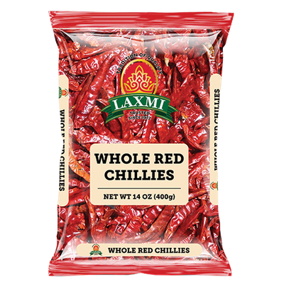 Laxmi Whole Red Chilli, 400 Grams