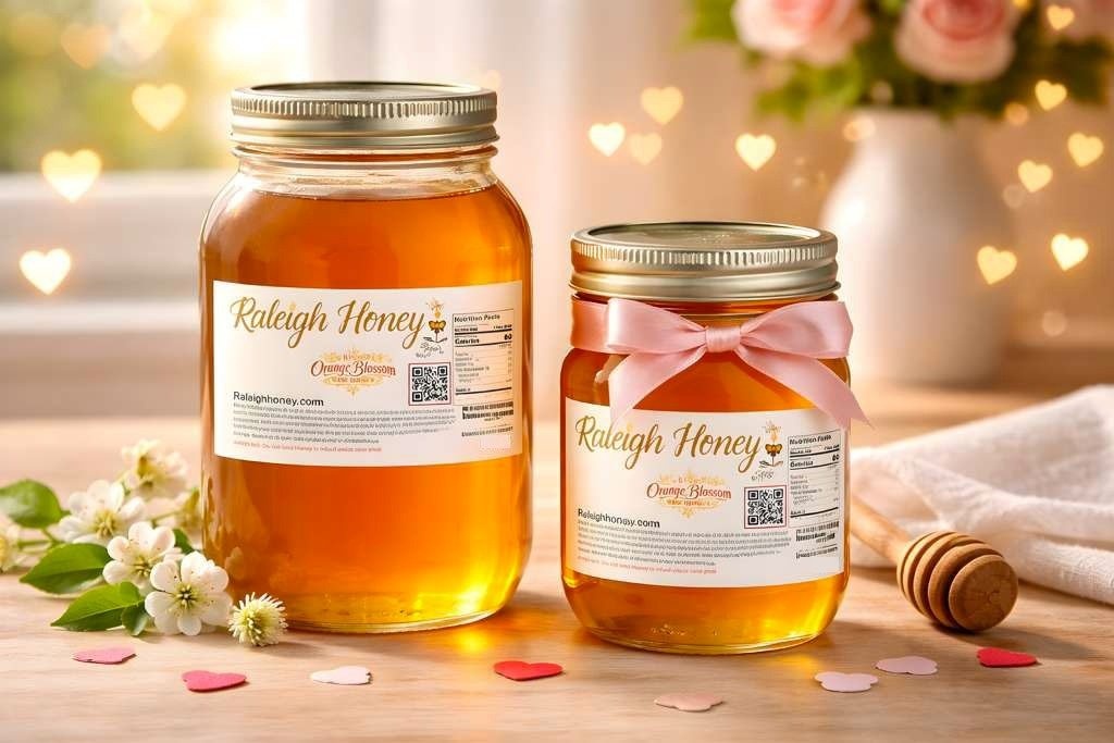 Orange Blossom Honey – Pure Citrus Elegance (22 oz. / 44 oz.) - raleighhoney