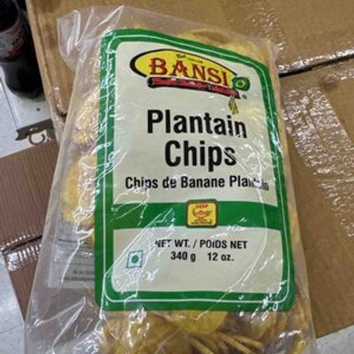 Bansi Plantain Chips, 340 Grams