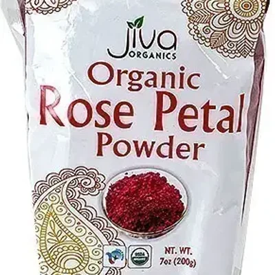 Jiva Organic Rose Petal Powder, 200 Grams
