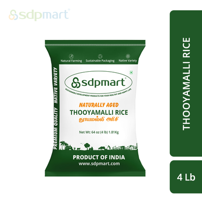 SDPMart Premium Thooyamalli Rice 4 LB