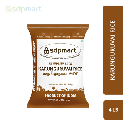 SDPMart Karunguruvai Rice 4 LB