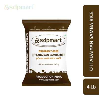 SDPMart Premium Ottadaiyan Samba Rice 4 LB
