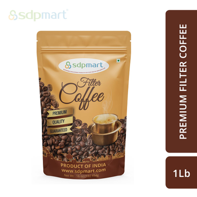 SDPMart Premium Natural Filter Coffee Powder 1 LB