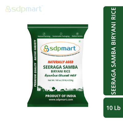 SDPMart Premium Seeraga Samba Rice 10 LB